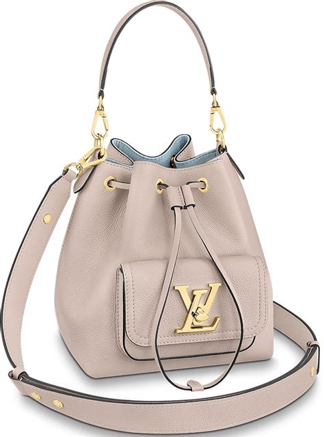 louis vuitton lock me bucket
